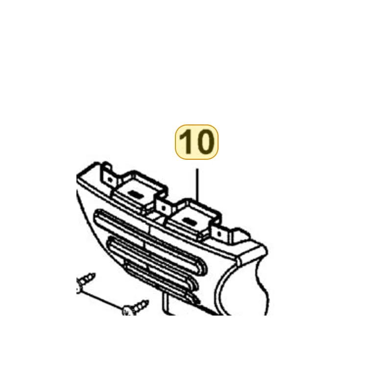 64302-LBE1-900-N1R BUMPER FR (Black) — diagram cutout
