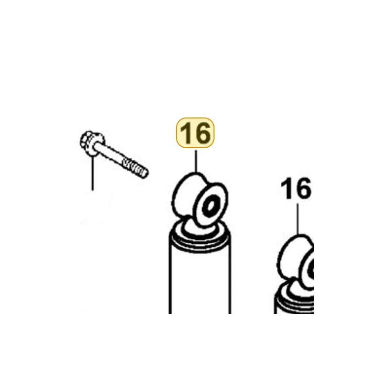 51400-LBE1-900 CUSHION ASSY FR/YELLOW — diagram cutout