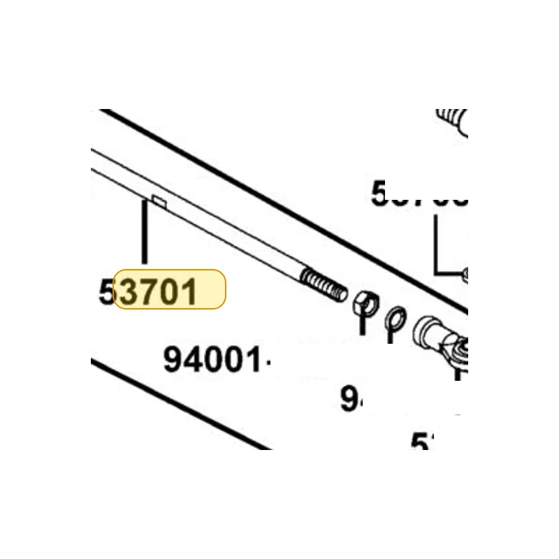 53701-LBE1-900 ROD COMP STEERING — diagram cutout