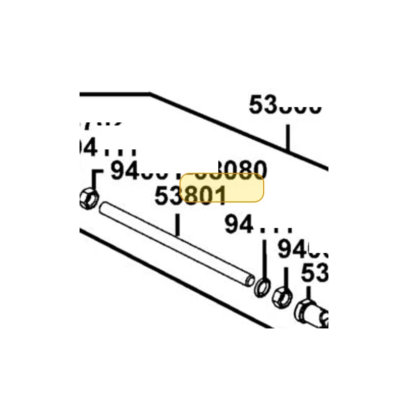 53801-LBE1-900 ROD COMP STEERING — diagram cutout