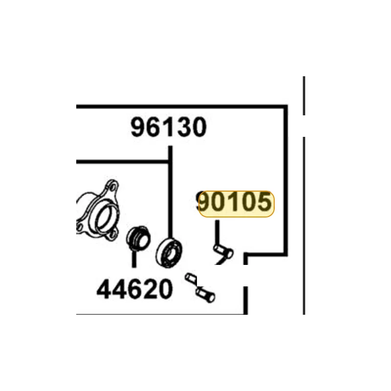 44620-LBE1-900 DIST COLLAR FR WHEEL — diagram cutout