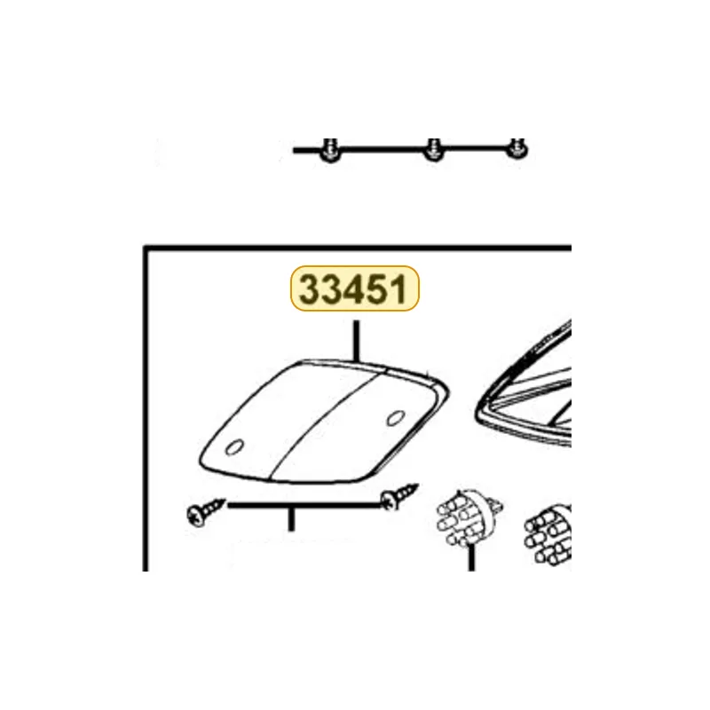 33451-LBE1-900 LENS COMP L FR WINKER — diagram cutout