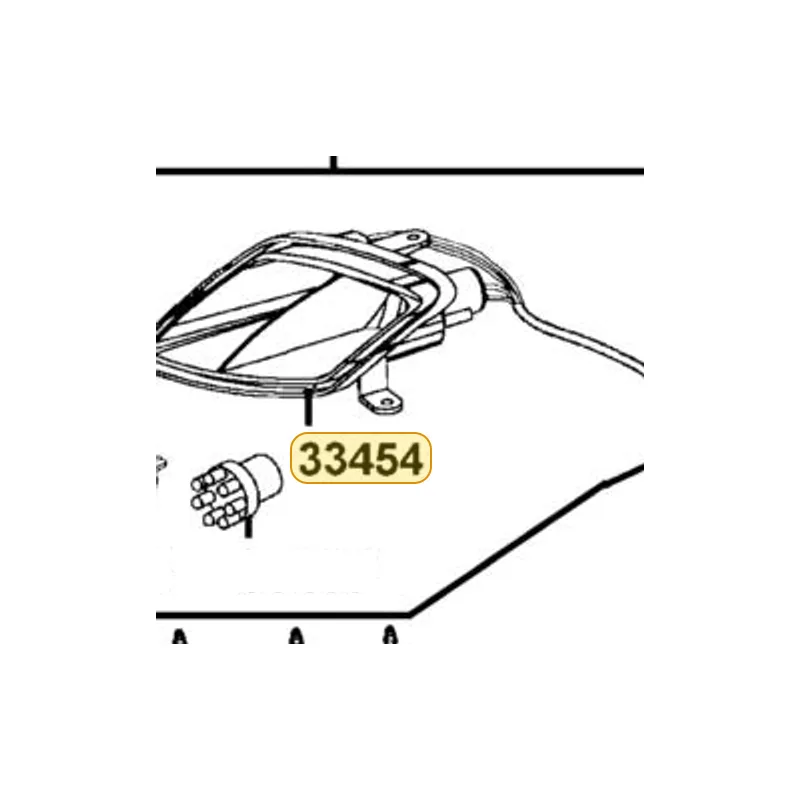 33454-LBE1-900 BASE COMP L FR WINKER — diagram cutout