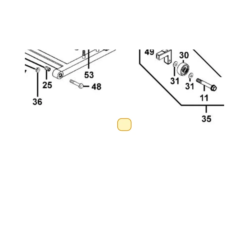 53405-LBE1-900 COLLAR SWING ARM — diagram cutout