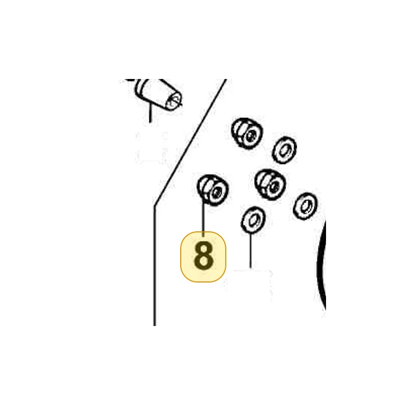 94021-08020-0S NUT HEX CAP 8MM — diagram cutout