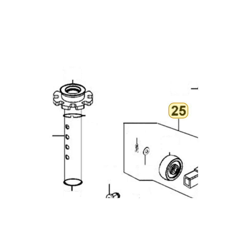 5023B-LAE9-305 PIPE R ASSY AUX WHEEL — diagram cutout