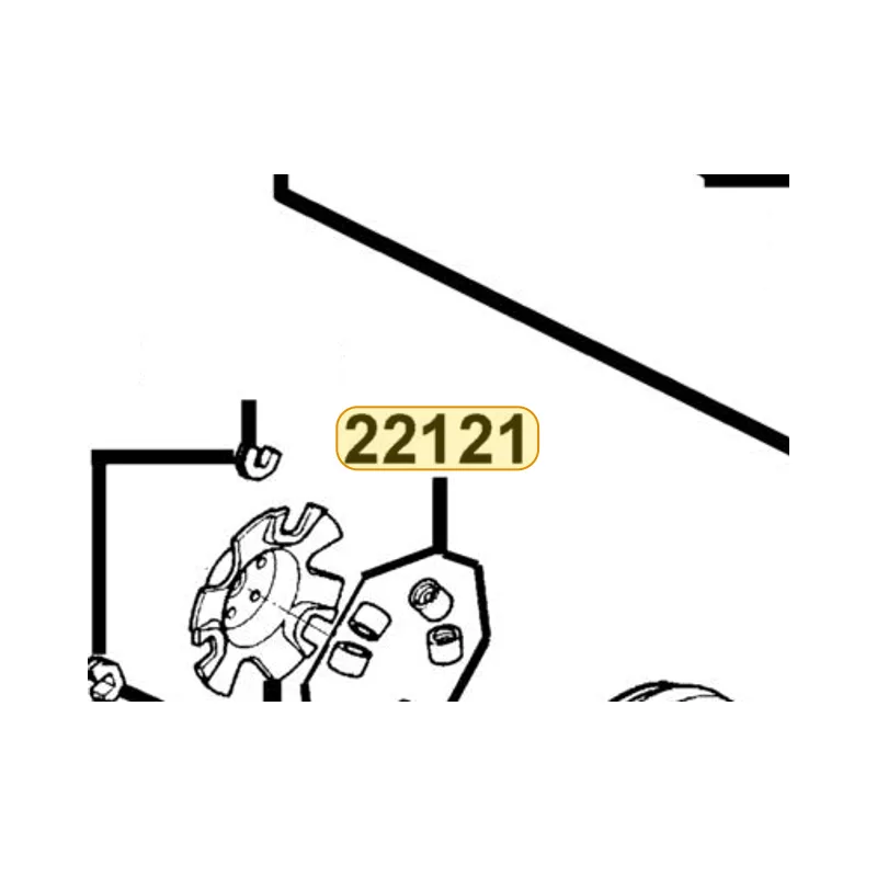 22121-KFAF-305 ROLLER SET WEIGHT (1SET:6PCS) — diagram cutout