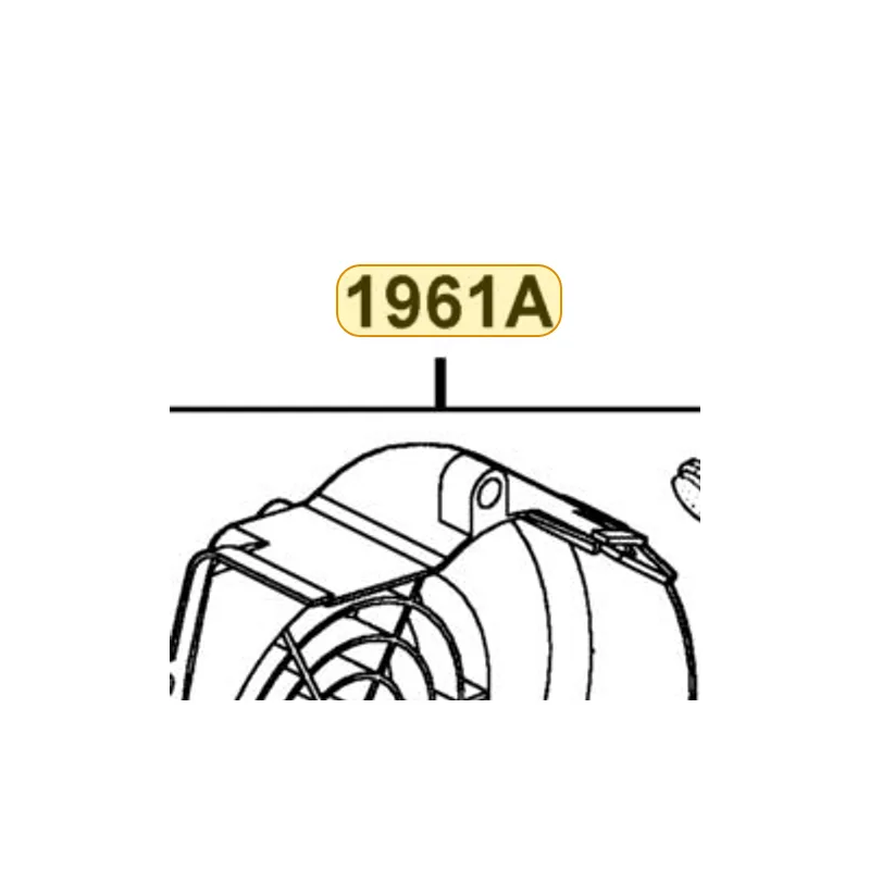 1961A-KUDU-C00 COVER ASSY FAN — diagram cutout
