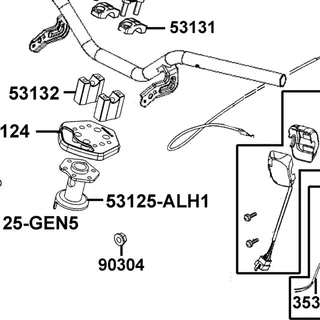 53125-ALH1-E60 STAY L HANDLE UP COVER — diagram cutout