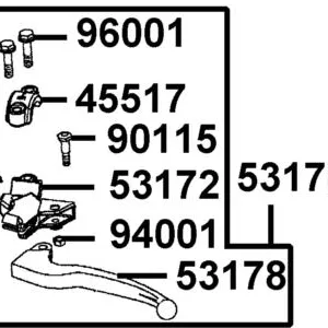 53172-LHM9-E60 BRKT HNDL L — diagram cutout