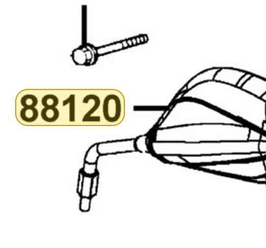 88120-LEB5-M30-NEP Mirror Assembly Left Back — diagram cutout