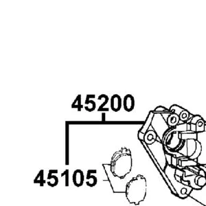 45200-LGB5-E10-R8A CALIPER ASSY FR — diagram cutout