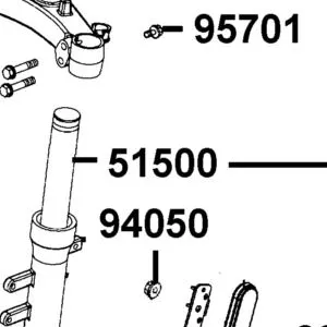 51500-ACB3-M40-NEA FORK ASSY FR L — diagram cutout