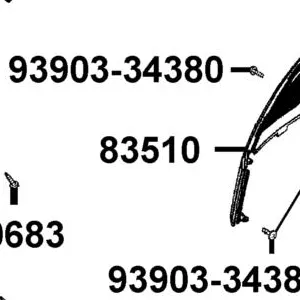 83510-LGB5-E10-N1R GRILL R SIDE — diagram cutout