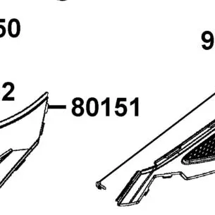 80151-LGB5-E10-N1R COVER CENTER — diagram cutout
