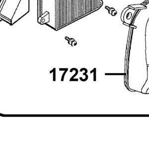 17231-LDF7-E10 COVER COMP AIR/C