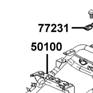 50100-ADB1-M30 "BODY COMP.. FRAME" — diagram cutout