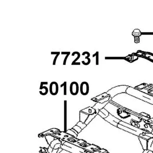 77231-LGB5-E10 STAY BACK SEAT — diagram cutout