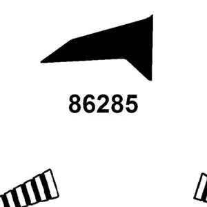 86285-ADB1-M30-T01 STRIPE C R FR MOLD — diagram cutout