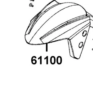 61100-ADA9-M31-66P FENDER FR — diagram cutout