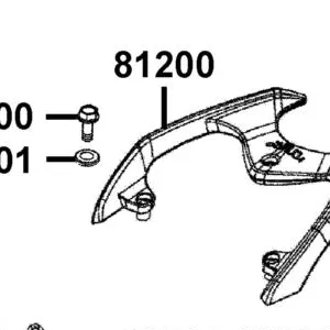 81200-LGB5-E10-SCA CARRIER REAR — diagram cutout