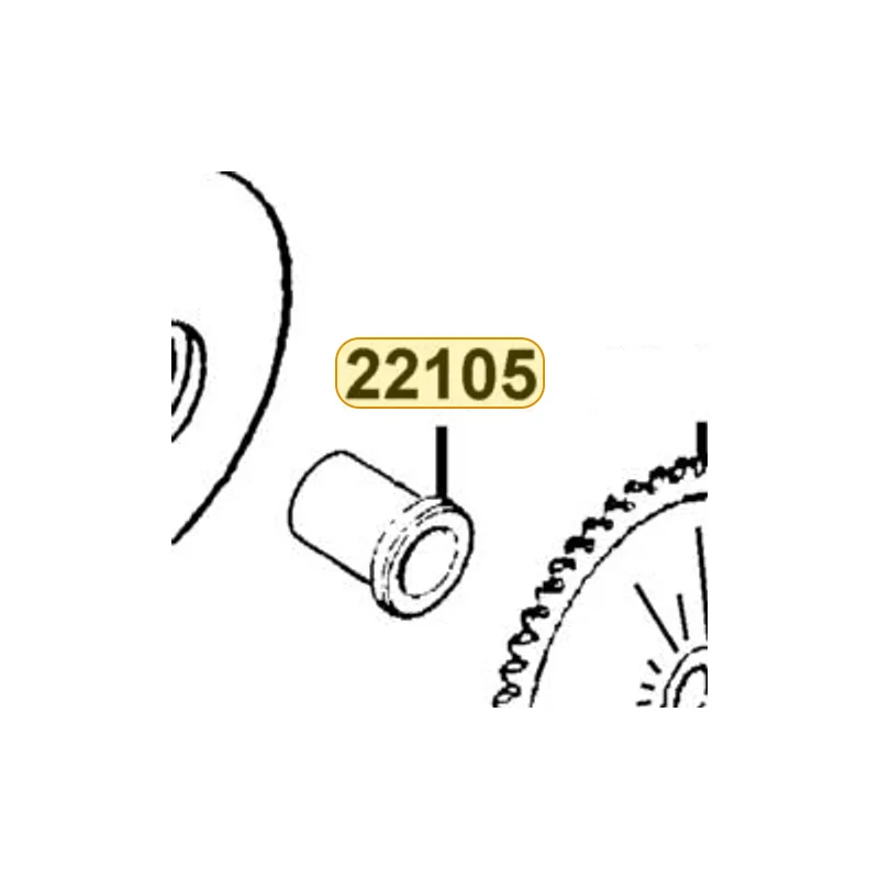 22105-KEB7-C00 BOSS DRIVE FACE — diagram cutout