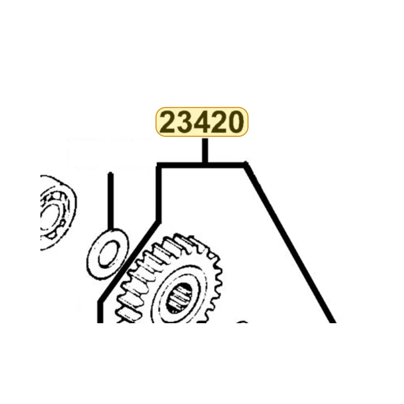 23420-KFA6-C00 SHAFT COMP COUNTER — diagram cutout