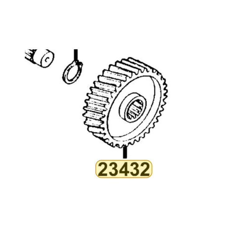 23432-KFA6-C00 GEAR FINAL — diagram cutout