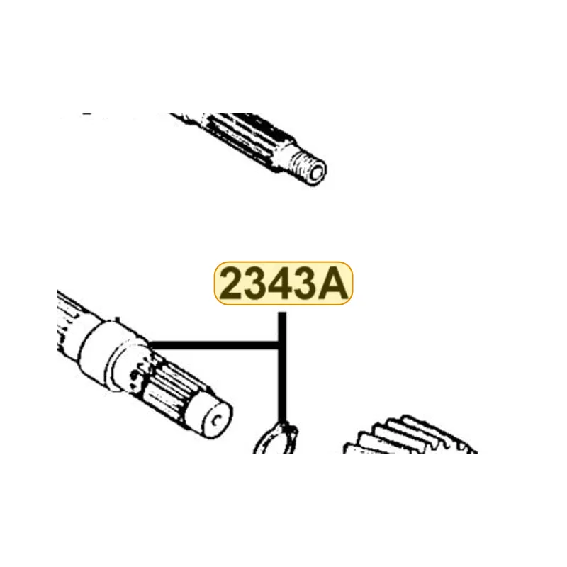 2343A-LHB3-C00 SHAFT FINAL — diagram cutout