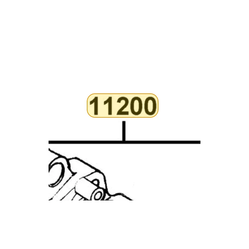 11200-KFA6-C00 CRANK CASE COMP LEFT — diagram cutout