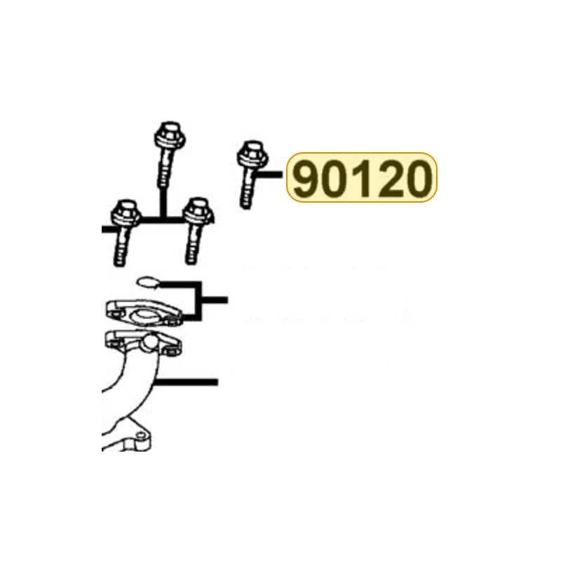 90120-GAR1-C00 SOCKET BOLT SPECIAL 6*28 — diagram cutout