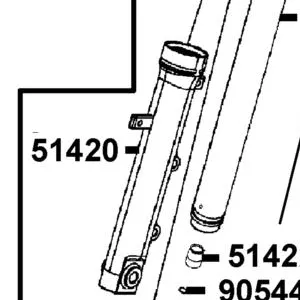51420-LEJ2-E10-NEA BOTTOM CASE RH — diagram cutout