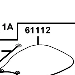 61112-LDC8-E90 "PLATE , FR. INNER SPLASH GUARD" — diagram cutout