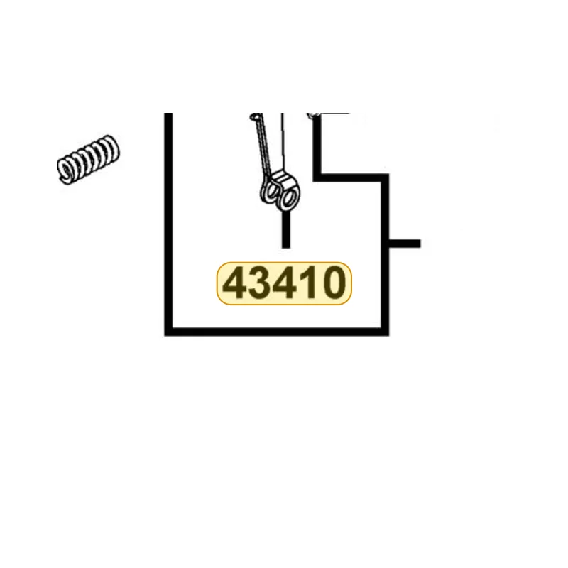 43410-LHB3-E10 ARM REAR BRAKE — diagram cutout
