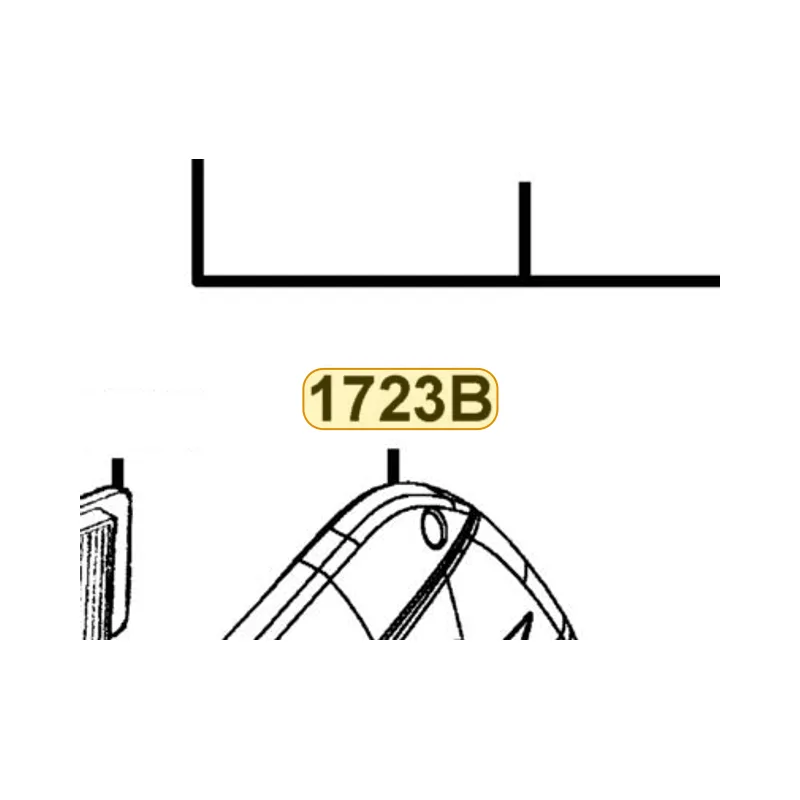 1723B-LCD1-C00 COVER COMP AIR/C — diagram cutout