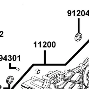 11200-LCD2-C00 CRANK CASE COMP L — diagram cutout