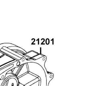 21201-LCD2-C00 CASE COMP MISSION — diagram cutout