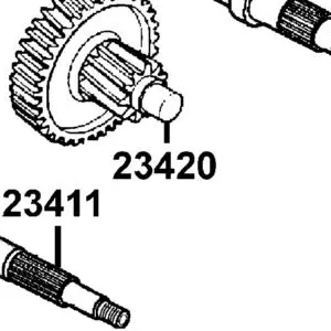 23420-ALK1-E15 SHAFT COMP COUNTER — diagram cutout