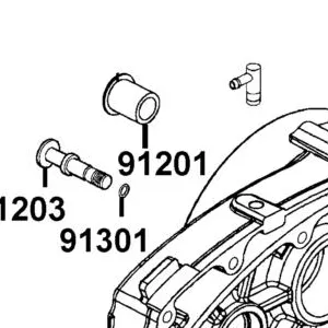 91201-KED1-C00 BUSH MISSION — diagram cutout