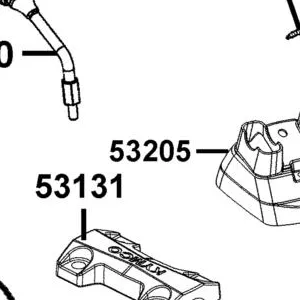 53205-AHF8-M40-N1R COVER HANDLE FR — diagram cutout