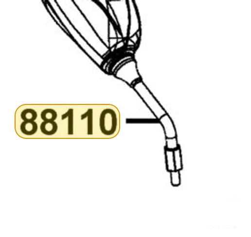 88110-AEH2-M30 Mirror Assembly Right Back — diagram cutout