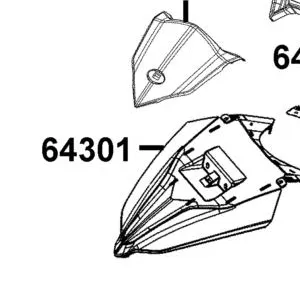 64301-AHF8-M40-66P COVER FR — diagram cutout