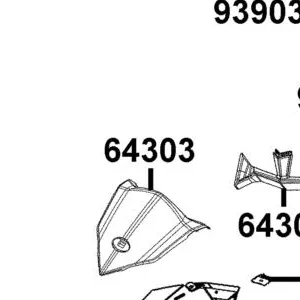 64303-AHF8-M40-66P FR COVER LOW — diagram cutout