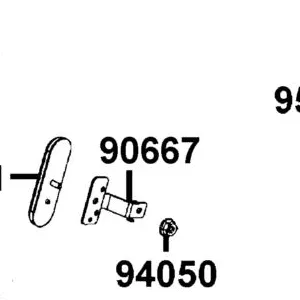 90667-BLA2-E70 STAY SIDE REFLECTOR R — diagram cutout