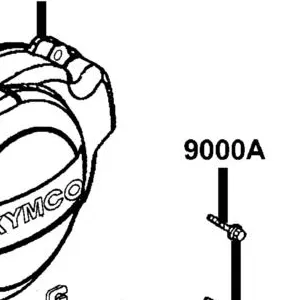 9000A-KTDT-C00 BOLT ASSY SPECIAL 6*29.5 — diagram cutout