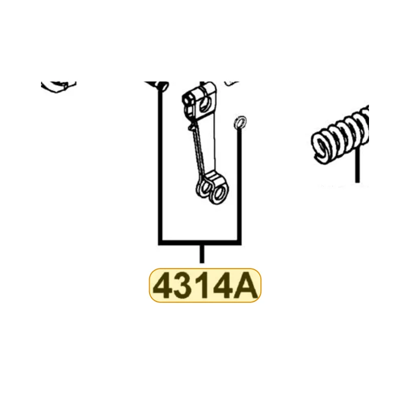 4314A-AKA5-800 CAM ASSY RR BRAKE — diagram cutout