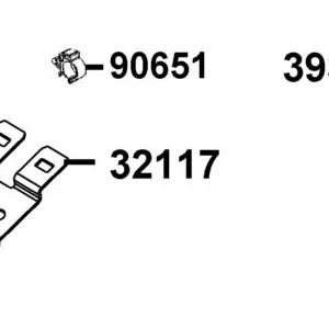 32117-AHF8-M40 STAY — diagram cutout