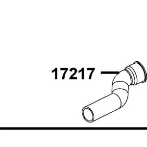 17217-LCD2-C00 TUBE OUTER AIR/C