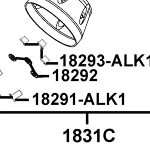 18292-PUA3-B50 PACKING PTOTECTOR — diagram cutout