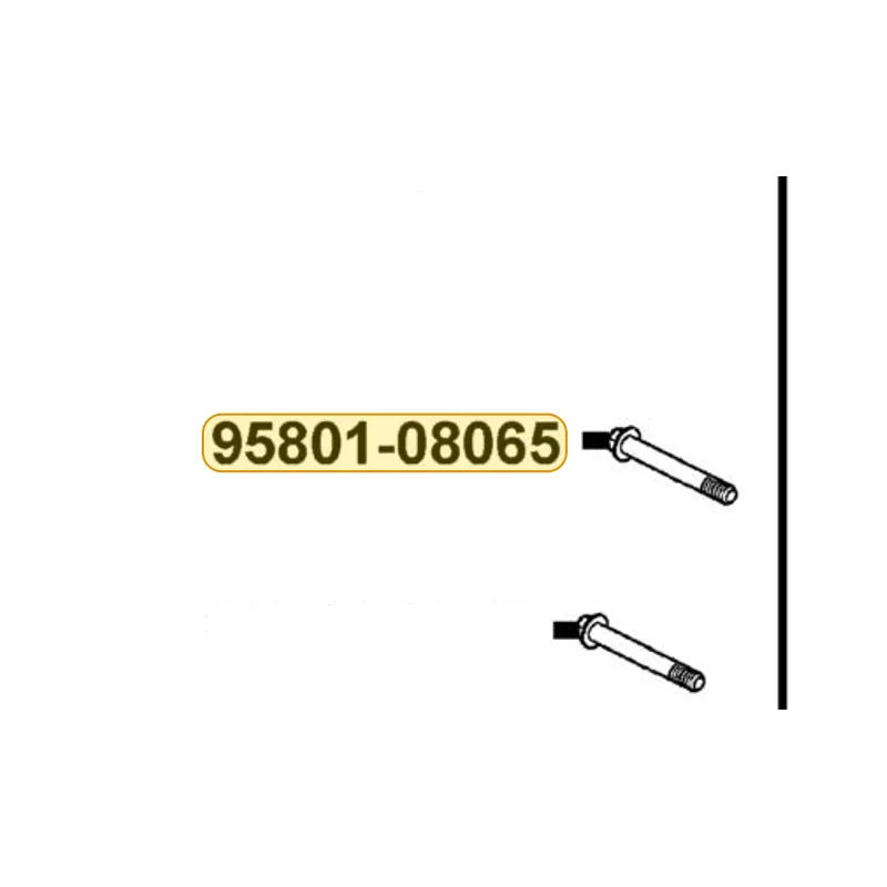 95801-08065-07G BOLT FLANGE 8*65 (C) — diagram cutout